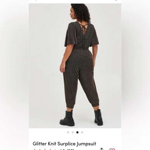 Elegant Black Jumpsuit - Picture 2 of 4